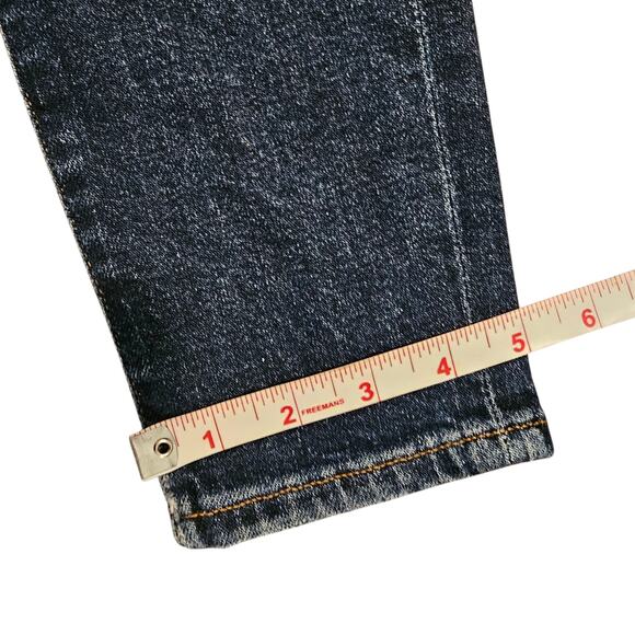 Agolde Sophie Mid Rise Ankle Skinny Denim Blue Jean Button Fly Size 26 - Picture 7 of 9
